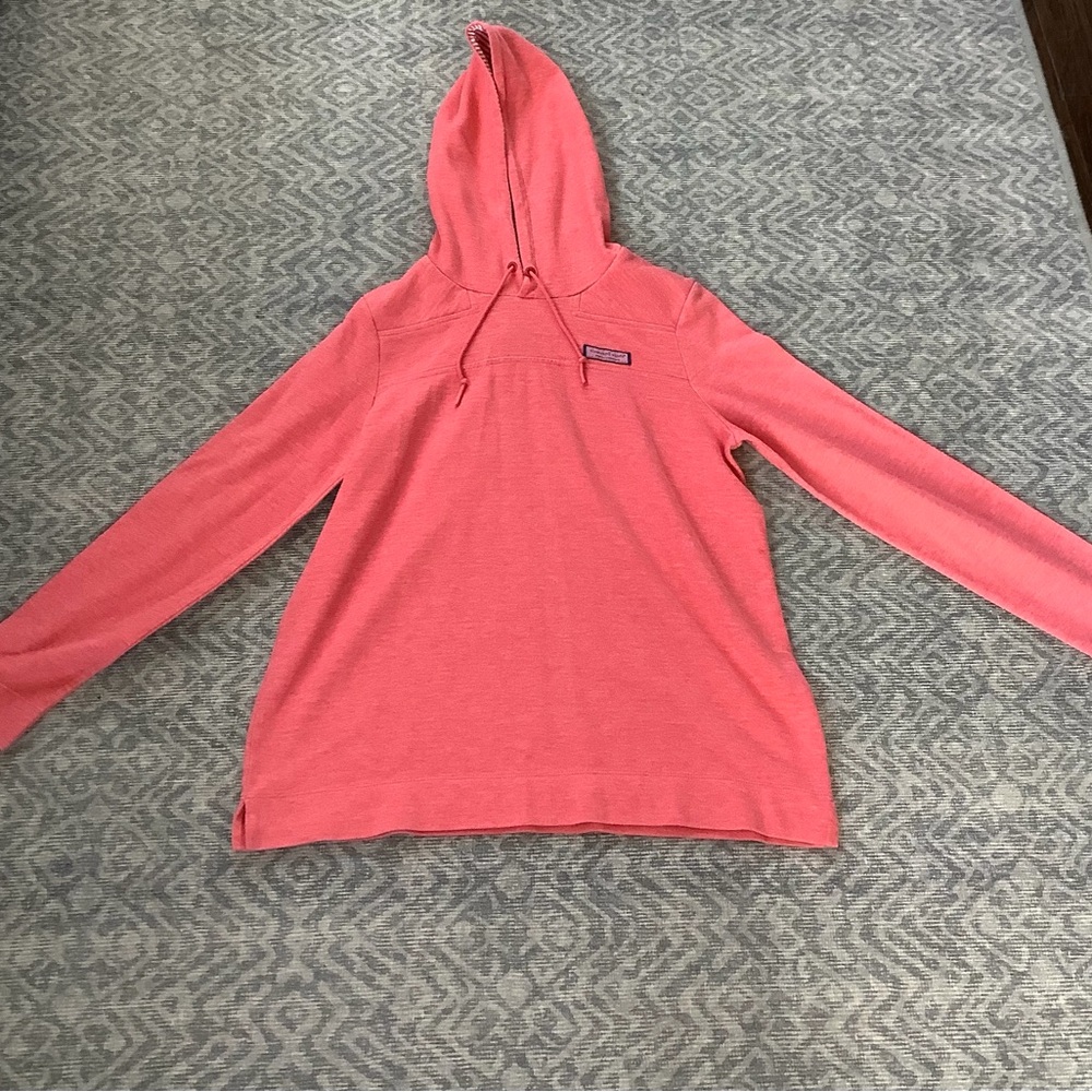 Women’s Vineyard Vines Medium Pink Hooded Sweater